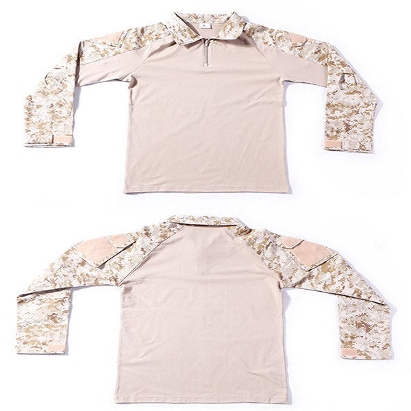 Chemise de combat de grenouille de désert de Digital, chemise tactique de combat d'armée, chemise de Camo