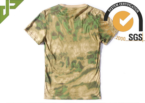 Chine Coton 100% tactique de T-shirts de Multicam de douille courte respirable pour les hommes usine