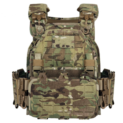 Veste militaire multicaméra à libération rapide séchage rapide kit tactique réglable